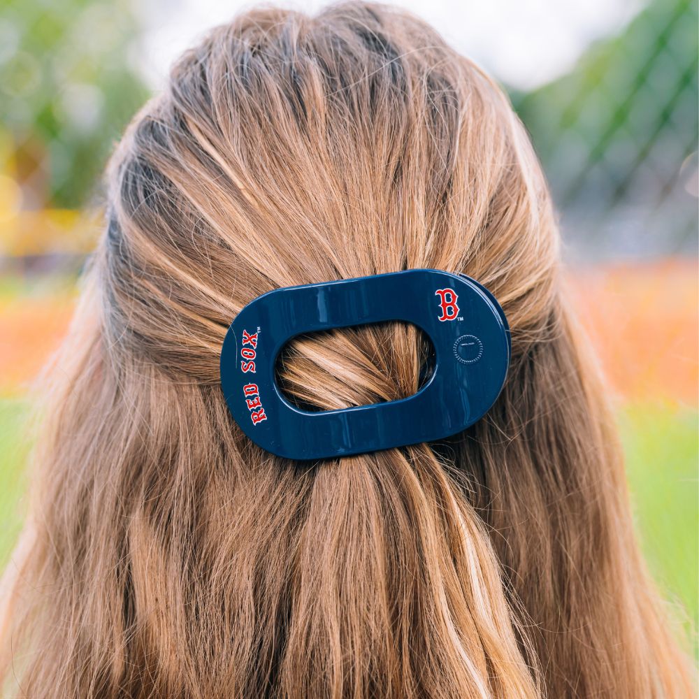 Boston Red Sox Medium Flat Round Hair Clip - Image 4