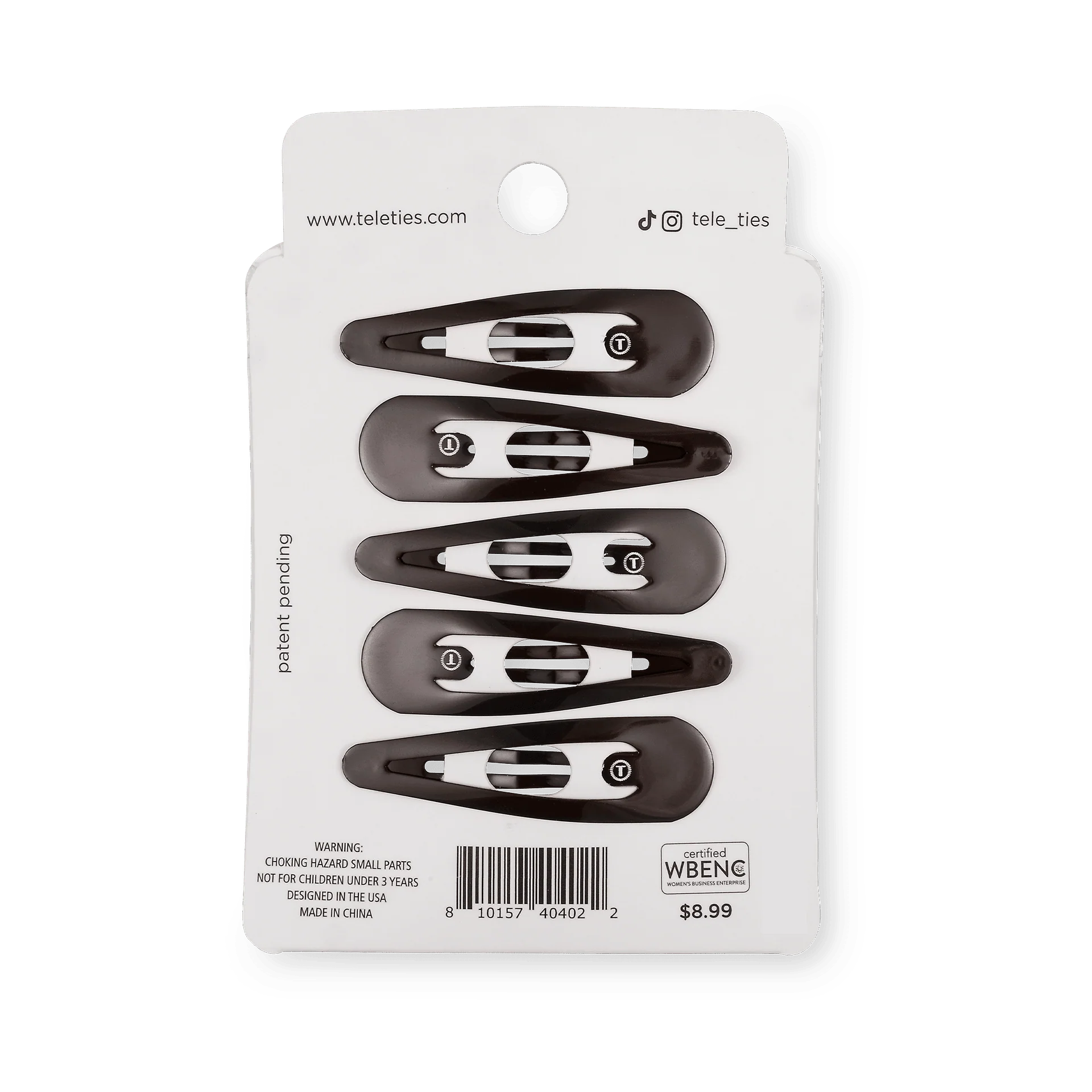 Brown Snap Clip (6Ct) - Image 3