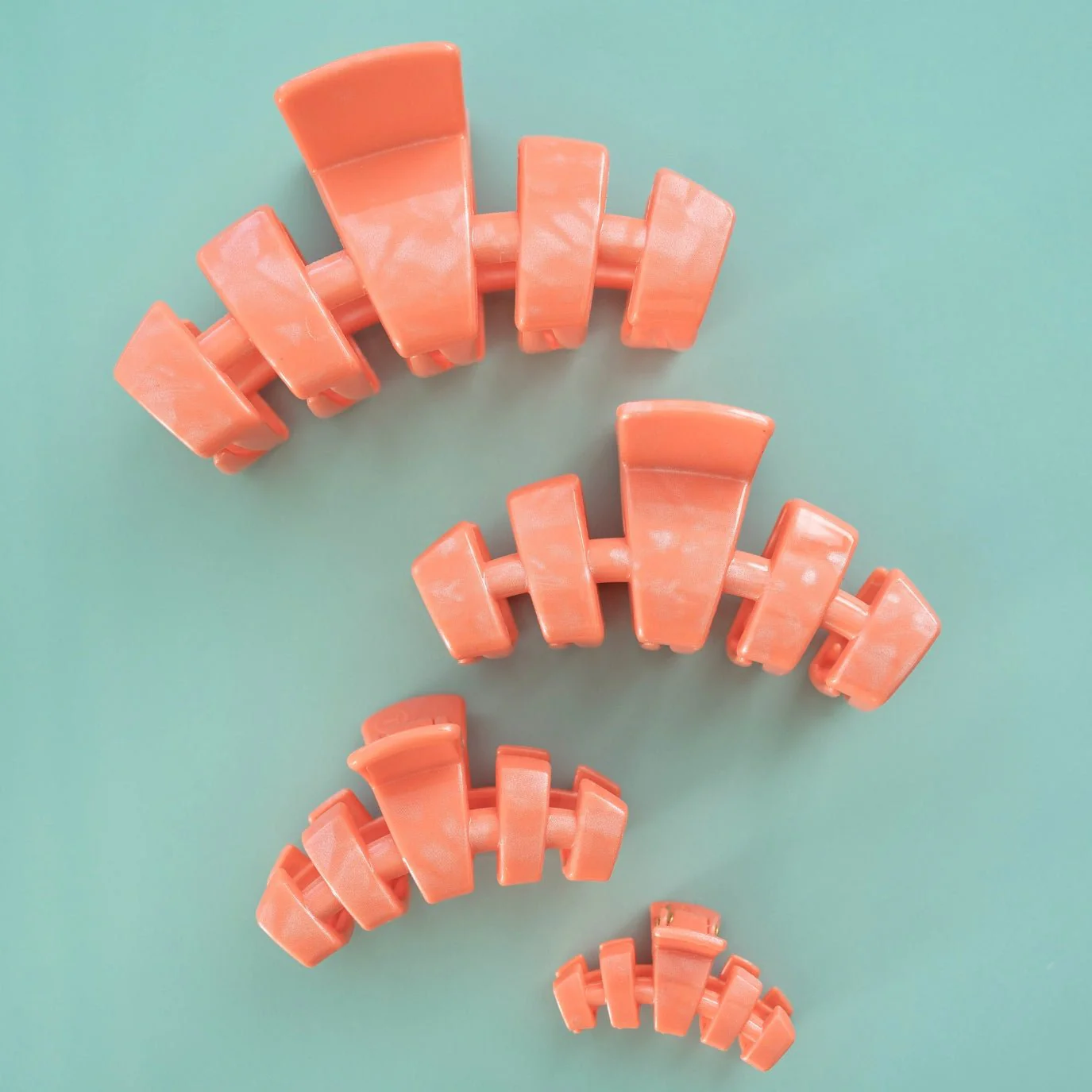 Classic Dreamsicle Large Claw Clip - Image 4