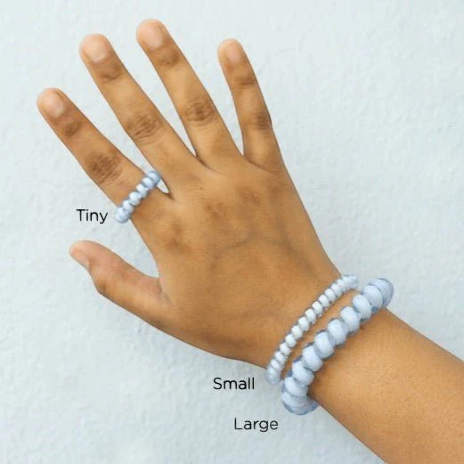Coconut White Large Hair Ties - Image 6