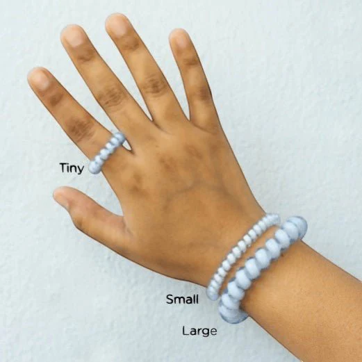 Coconut White Small Hair Ties - Image 7