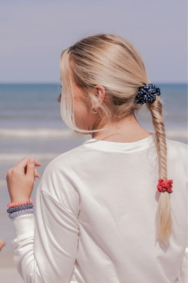 Independence Bae Large Silk Scrunchies - Image 3