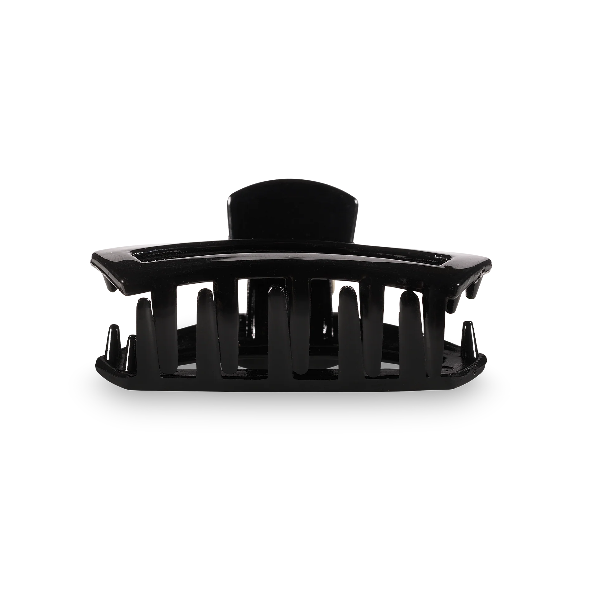 Open Jet Black Tiny Claw Hair Clip - Image 3