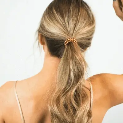 Sunset Gold Large Hair Ties - Image 4