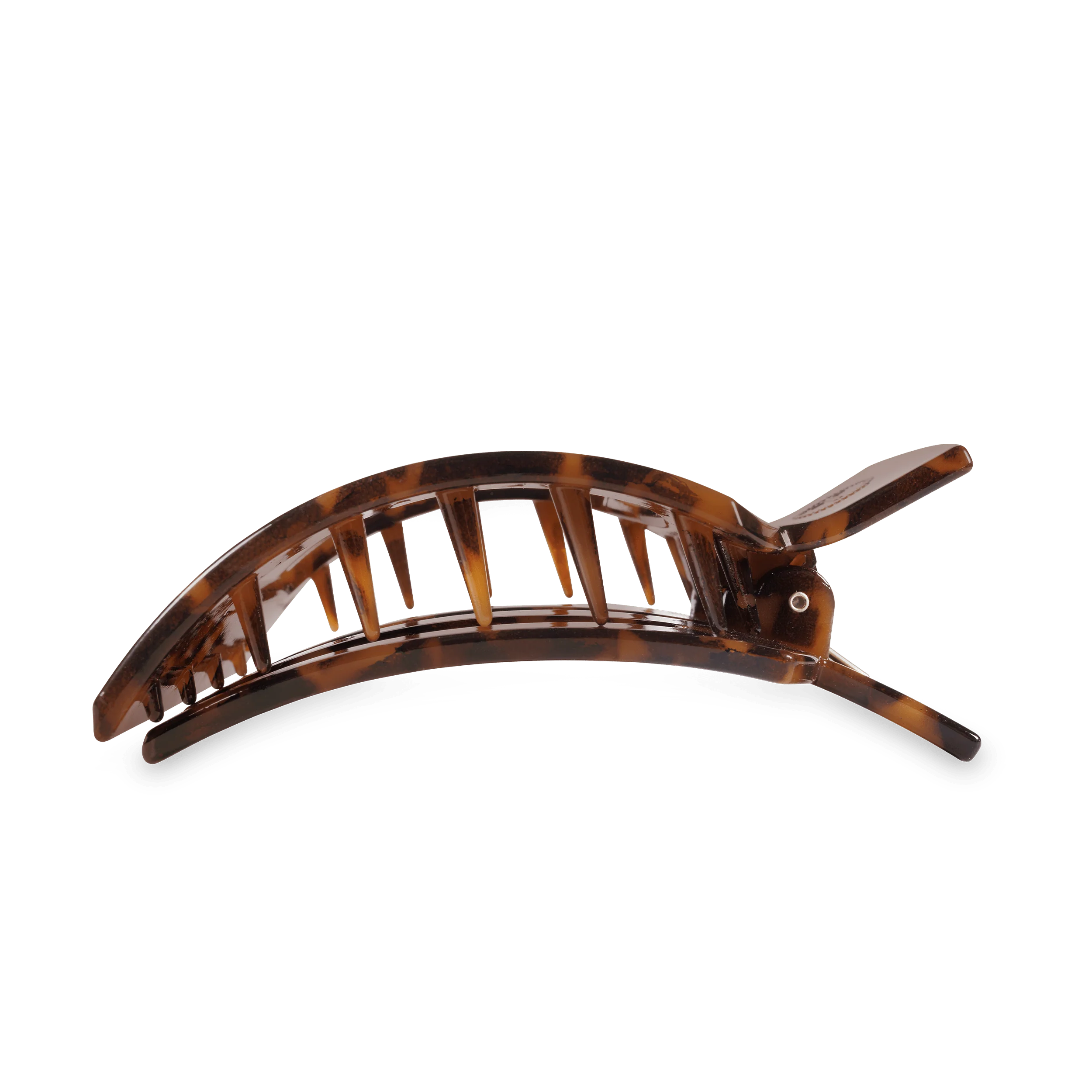 Tortoise Large Flat Square Hair Clip - Image 3